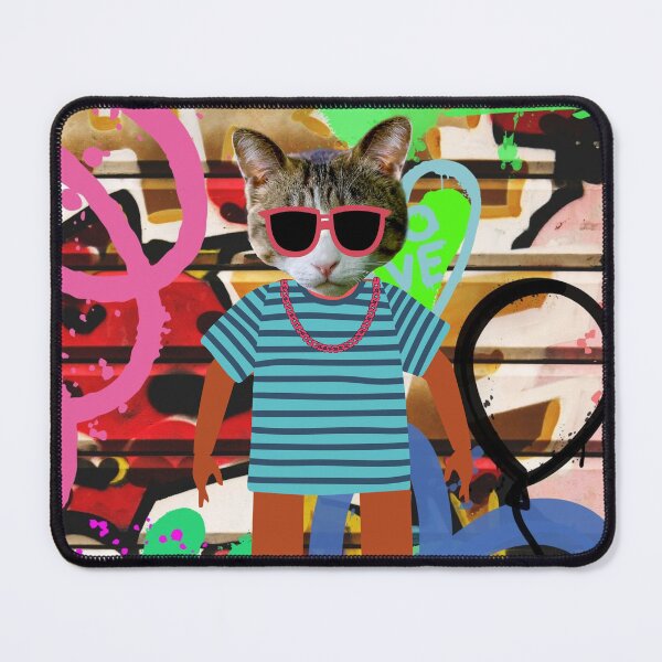 Item preview, Bad ass graffiti cat designed and sold by GasconyPassion.