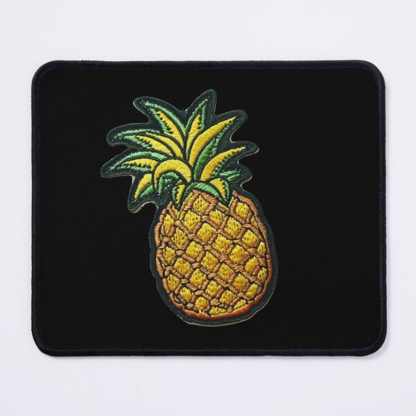 Item preview, Cool pineapple on patches Sticker designed and sold by S-ZYBI.