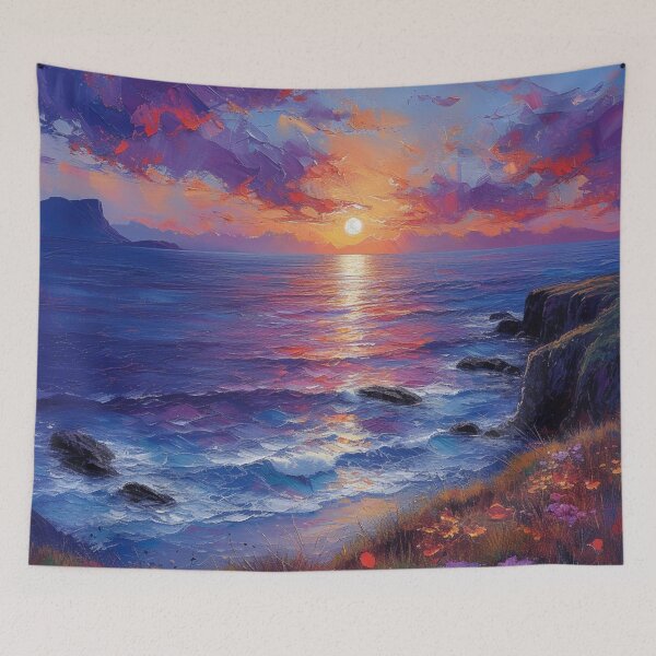 Item preview, Flowered Cliff 3 designed and sold by Dawn van Doorn.