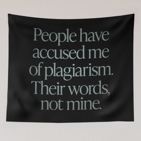Item preview, People have accused me of plagiarism. Their words, not mine. v.3 designed and sold by x1brett.