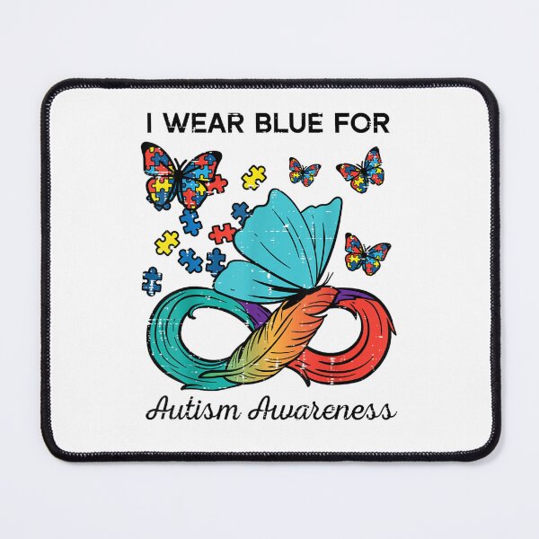 Item preview, I Wear Blue For Autism Awareness Acceptance designed and sold by ARTX4ART.