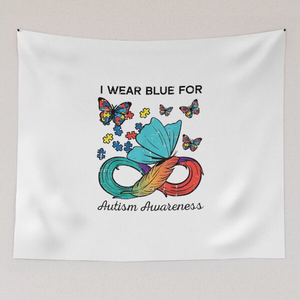 Item preview, I Wear Blue For Autism Awareness Acceptance designed and sold by ARTX4ART.