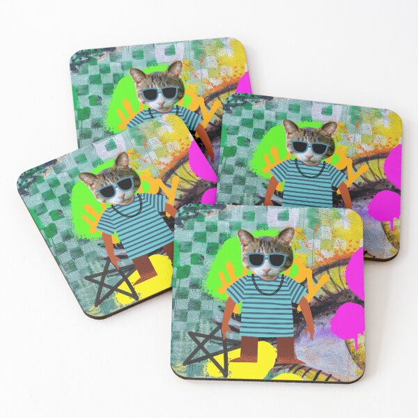 Item preview, Bad ass graffiti cat designed and sold by GasconyPassion.