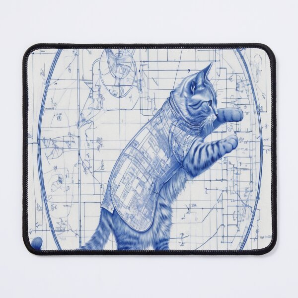 Item preview, Blueprint_Cat_16 designed and sold by 100Strokes.