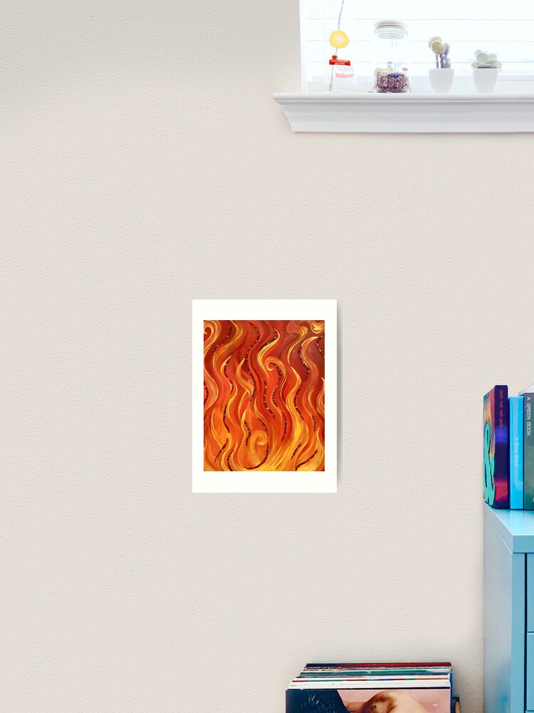 Thumbnail 1 of 3, Art Print, The Fire Within Us designed and sold by Stirly.