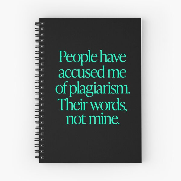 Item preview, People have accused me of plagiarism. Their words, not mine. v.5 designed and sold by x1brett.