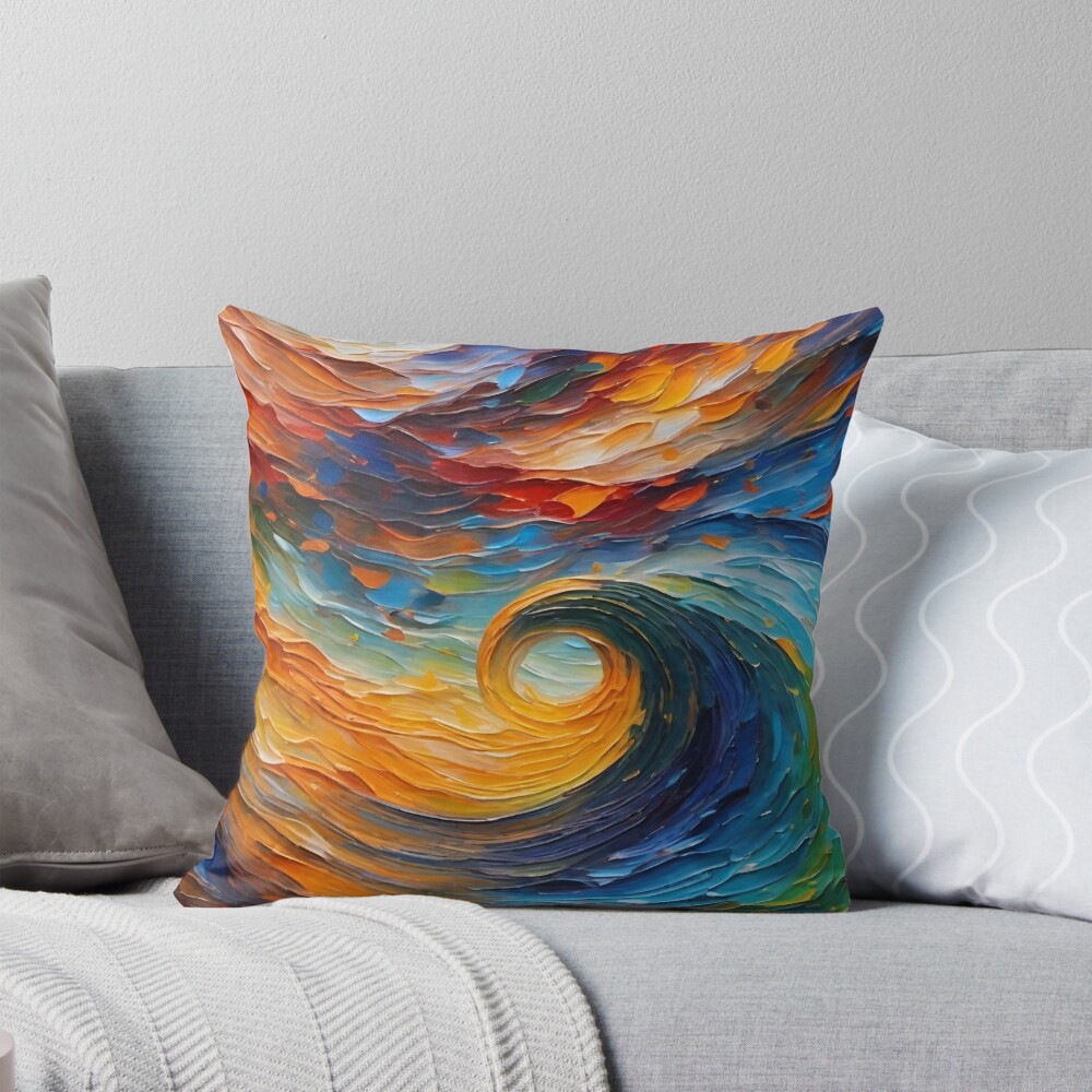 Item preview, Throw Pillow designed and sold by MatrixTattoo.