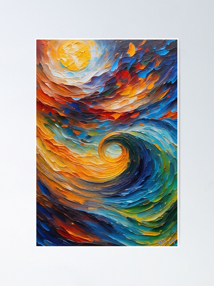 Thumbnail 1 of 3, Poster, Ocean designed and sold by MatrixTattoo.