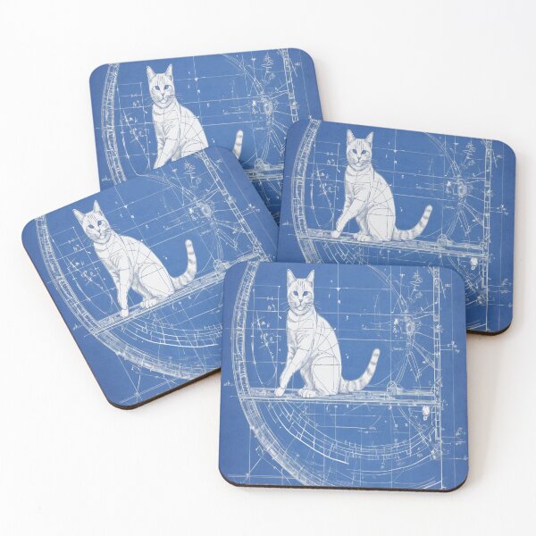 Item preview,  Blueprint_Cat_18 designed and sold by 100Strokes.