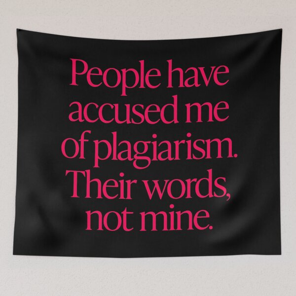Item preview, People have accused me of plagiarism. Their words, not mine. v.6 designed and sold by x1brett.