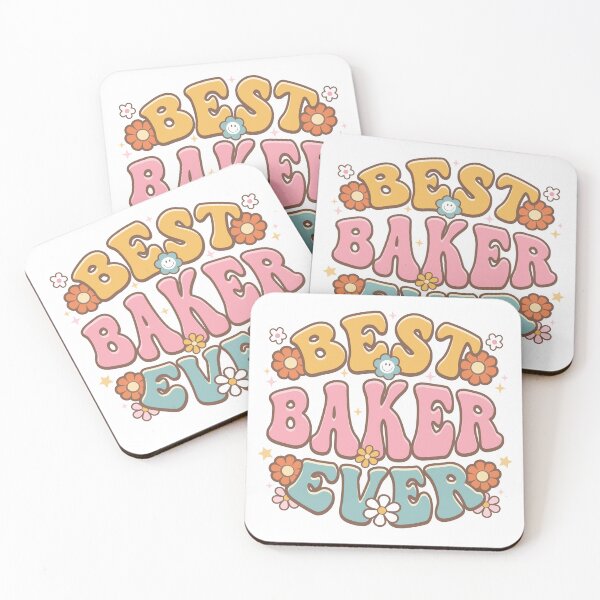 Item preview, Best Baker Ever Groovy Retro Baking designed and sold by jmbeezee.