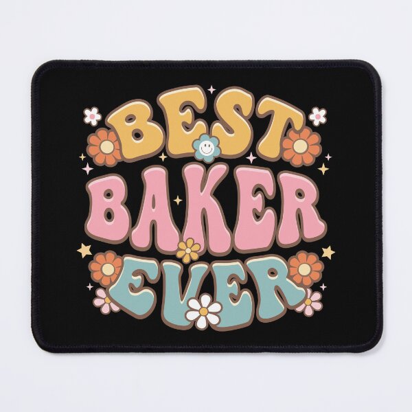 Item preview, Best Baker Ever Groovy Retro Baking designed and sold by jmbeezee.