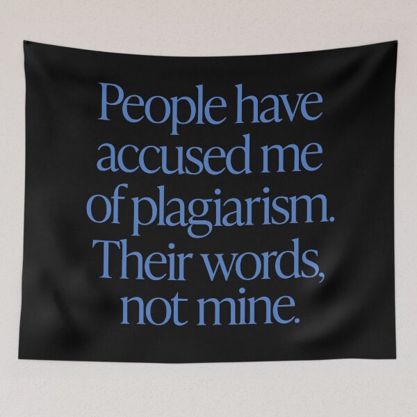 Item preview, People have accused me of plagiarism. Their words, not mine. v.8 designed and sold by x1brett.