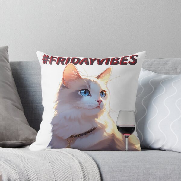 Item preview, #FRIDAYVIBES designed and sold by AmazingBackDrop.