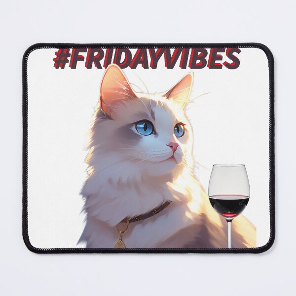 Item preview, #FRIDAYVIBES designed and sold by AmazingBackDrop.
