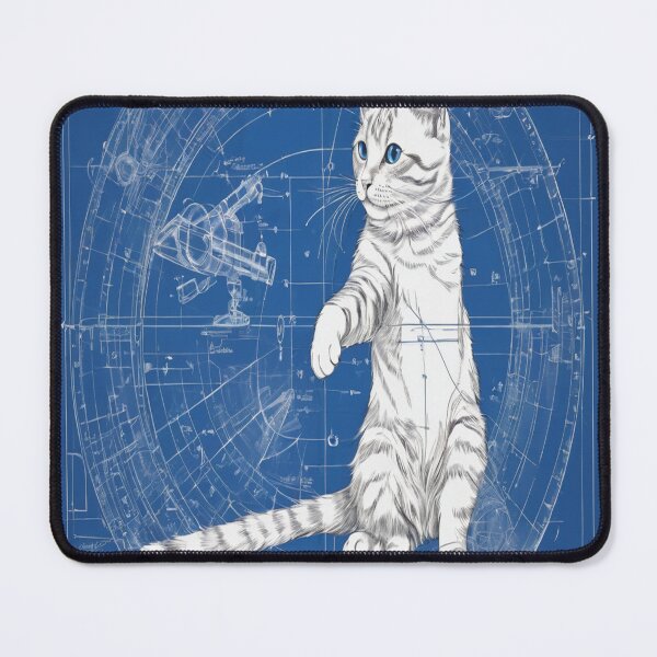 Item preview, Blueprint_Cat_21 designed and sold by 100Strokes.