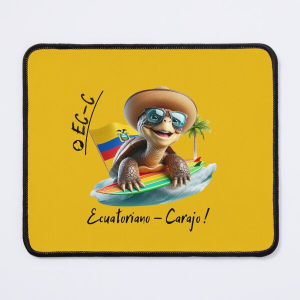 Item preview, Tortuga galapagos de ecuador with haciendo surf glasses designed and sold by Alva-Allatino.