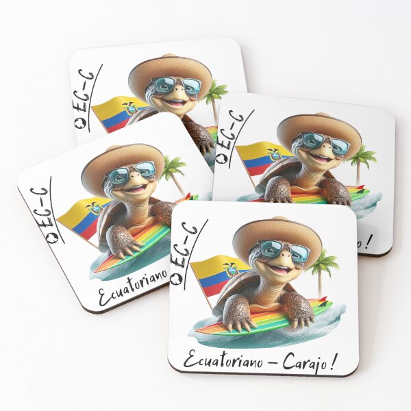 Item preview, Tortuga galapagos de ecuador with haciendo surf glasses designed and sold by Alva-Allatino.