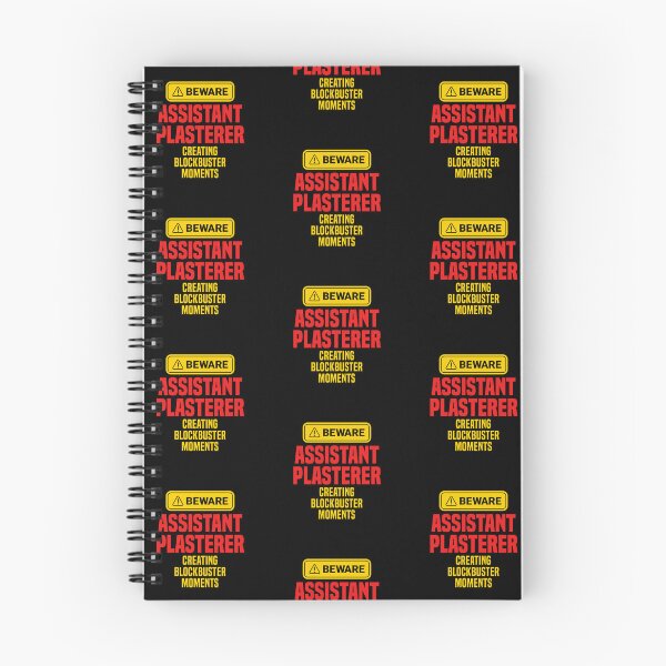 Item preview, Assistant Plasterer Creating Blockbuster Moments designed and sold by NermilioDesigns.