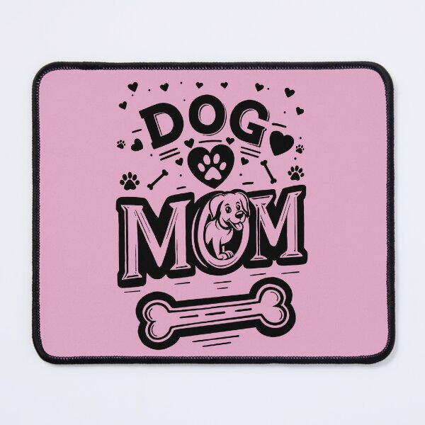 Item preview, Dog Mom Text Graphic Design designed and sold by CritterManiaUK.