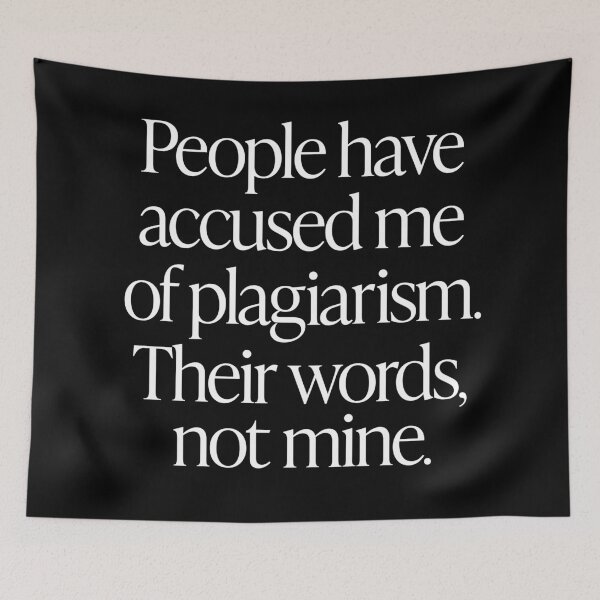 Item preview, People have accused me of plagiarism. Their words, not mine. v.9 designed and sold by x1brett.