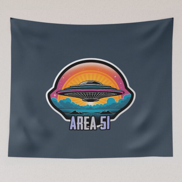 Item preview, UFO at Area 51 designed and sold by TheArtOfPat.