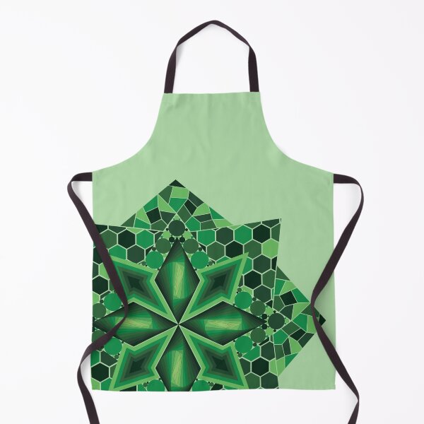 Item preview, Green Geometric Angular Star designed and sold by DHTDesigns.