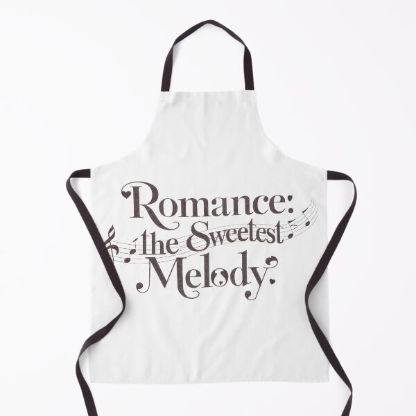 Item preview, A captivating typography design of "Romance: The Sweetest Melody" in a delicate, cursive font. designed and sold by artumbre.