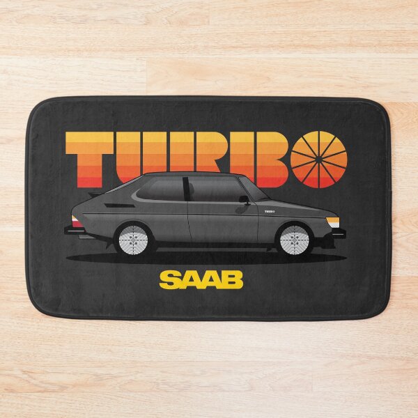 Item preview, Saab 99 TURBO retro Illustration Black designed and sold by blackdogshop.