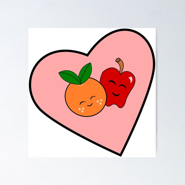 Item preview, Taste Buddies: Apple and Orange designed and sold by HarveyHandcraftsandDesigns.