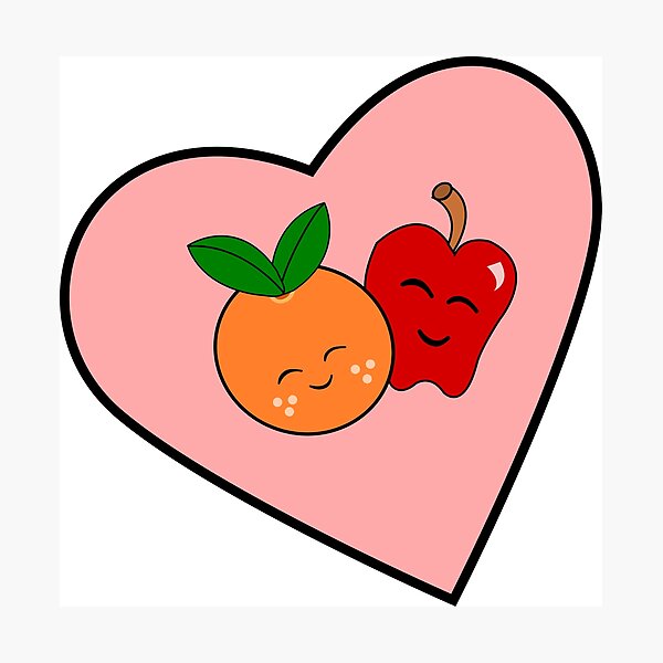 Item preview, Taste Buddies: Apple and Orange designed and sold by HarveyHandcraftsandDesigns.