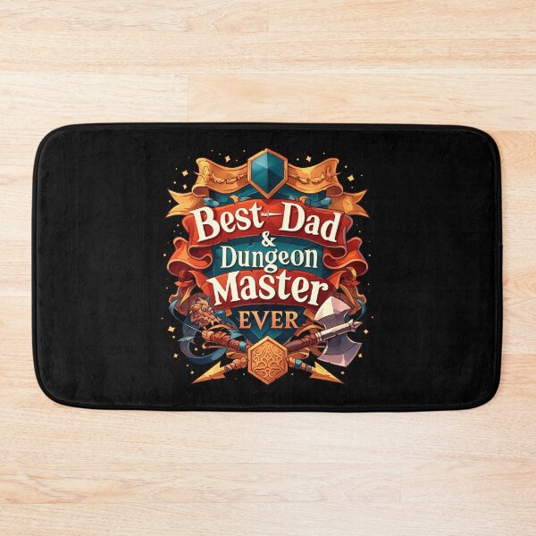 Item preview, BEST DAD & DUNGEON MASTER EVER designed and sold by Emmanuel  Bris ⭐⭐⭐⭐⭐.
