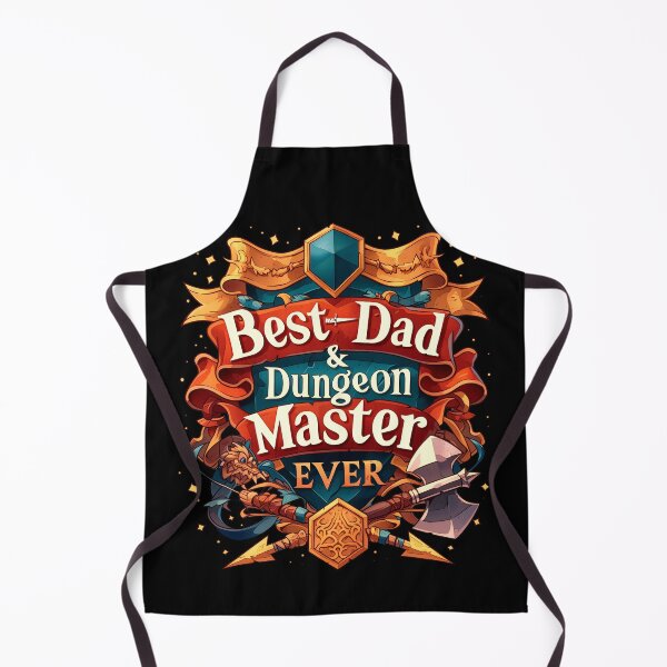 Item preview, BEST DAD & DUNGEON MASTER EVER designed and sold by Emmanuel  Bris ⭐⭐⭐⭐⭐.