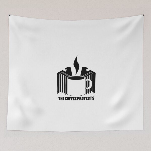 Item preview, The Coffee Protects designed and sold by 0bsidian0rder.