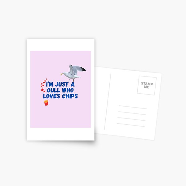 Item preview, I'm Just a Gull Who Loves Chips - Gavin the Gull T-shirt designed and sold by MyriadLifePhoto.