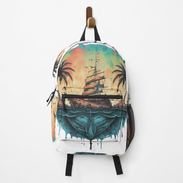 Item preview, Serenity at Sea: Minimalist Ship Splash Design designed and sold by StellarValor.