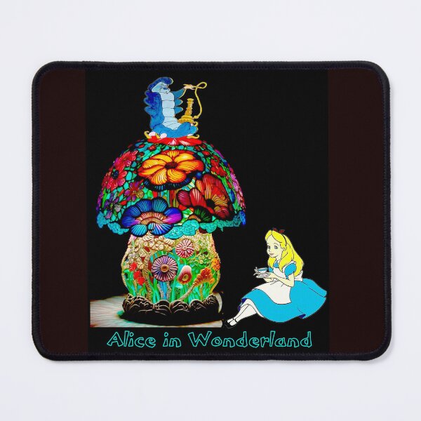 Item preview, Alice in Wonderland and The Caterpillar with a Hookah on a Mushroom Print designed and sold by posterbobs.