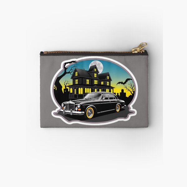 Item preview, Vintage Classic Car With A Haunted House designed and sold by TheArtOfPat.
