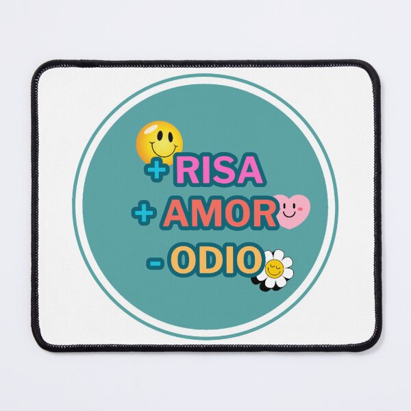 Item preview, Más risas, más amor, menos odio designed and sold by AmaHC-Store.