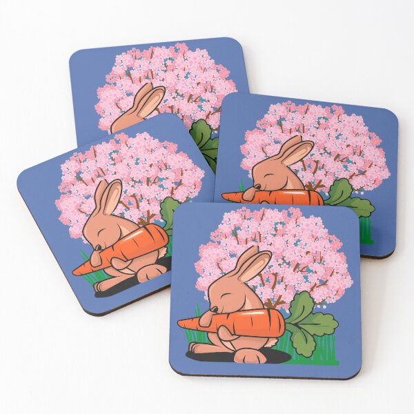 Item preview, Rabbit Feast of Flowers designed and sold by DesignNebula.