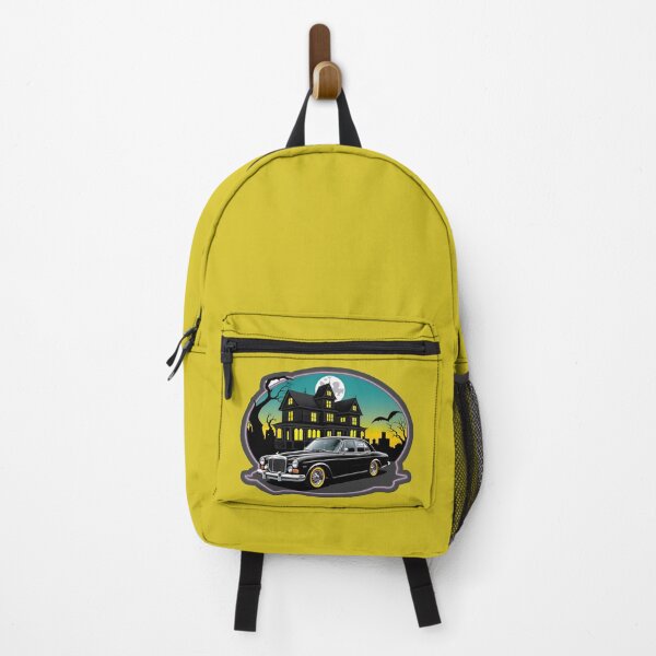 Item preview, Vintage Classic Car With A Haunted House designed and sold by TheArtOfPat.