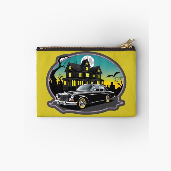 Item preview, Vintage Classic Car With A Haunted House designed and sold by TheArtOfPat.