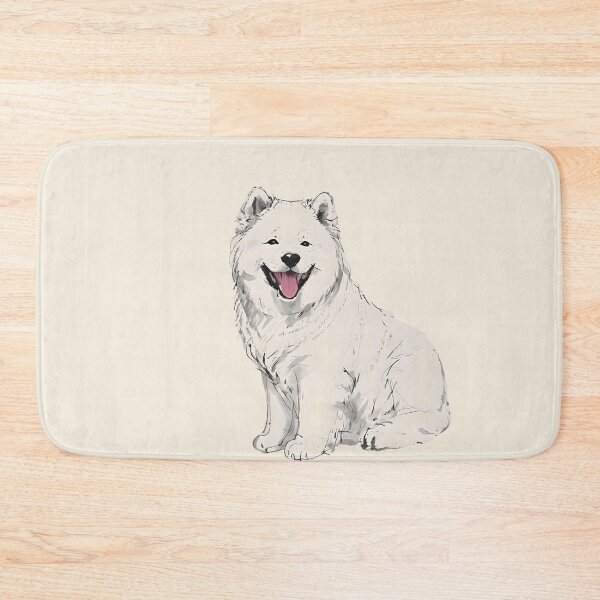 Item preview, Samoyed - Chinese ink Smile  designed and sold by Kappadog.