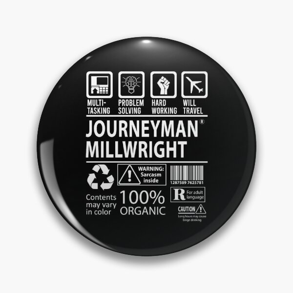Item preview, Journeyman Millwright T- MultiTasking Certified Job Gift Item Tee designed and sold by HongRaynor.