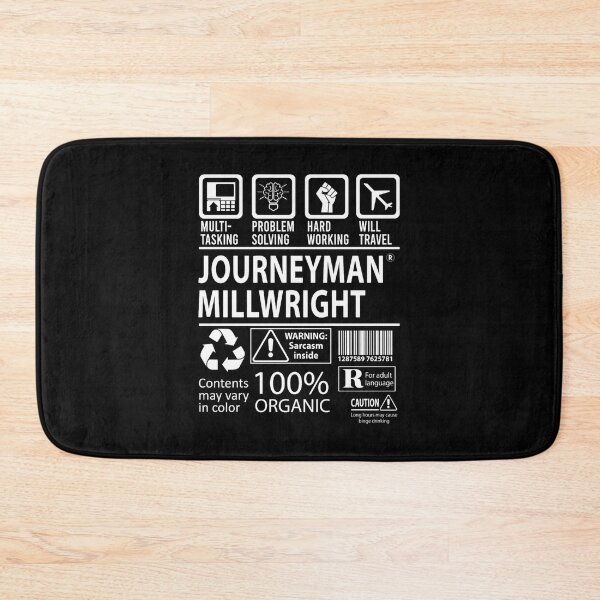 Item preview, Journeyman Millwright T- MultiTasking Certified Job Gift Item Tee designed and sold by HongRaynor.