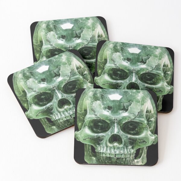 Item preview, Crystal Skull (Hiddenite) designed and sold by Zendragon-Store.