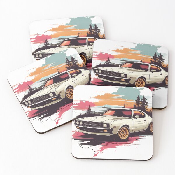 Item preview, Blazing Speed: Sports Car Design with Fire Splash and Fractal Elements designed and sold by StellarValor.