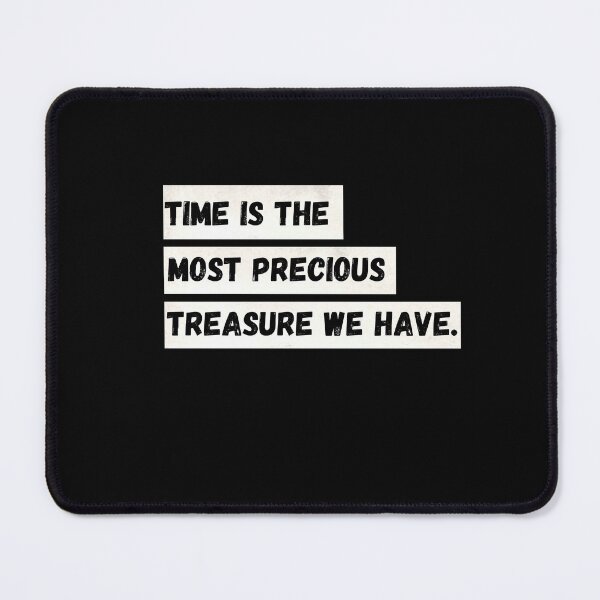 Item preview, Text art design.Time is the most precious. designed and sold by elnexshop.