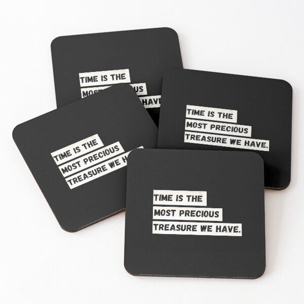 Item preview, Text art design.Time is the most precious. designed and sold by elnexshop.