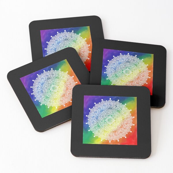 Item preview, Rainbow mandala designed and sold by Artelligentt.